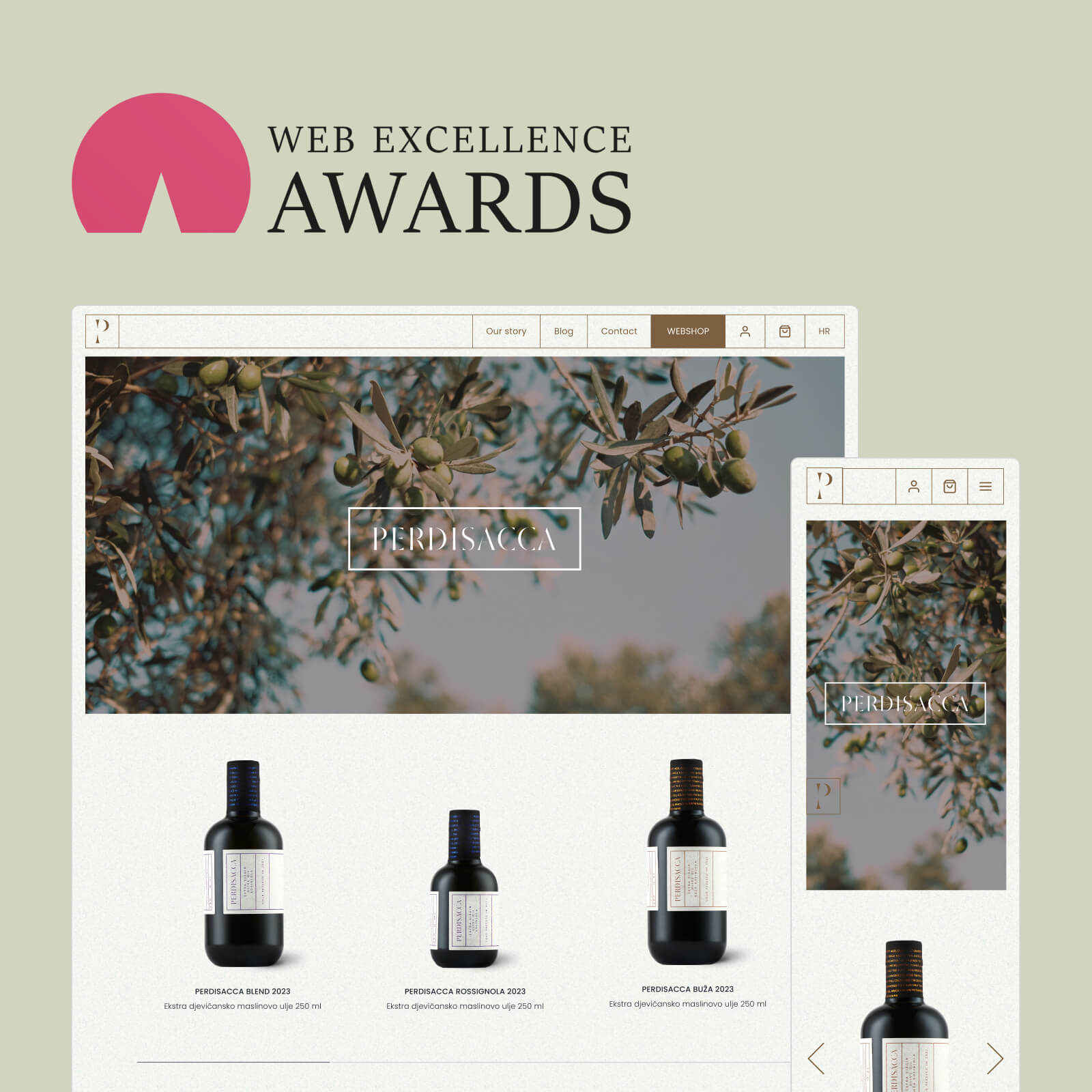 eCommerce Expertise: Perdisacca's Award-Winning Olive Oil Webshop